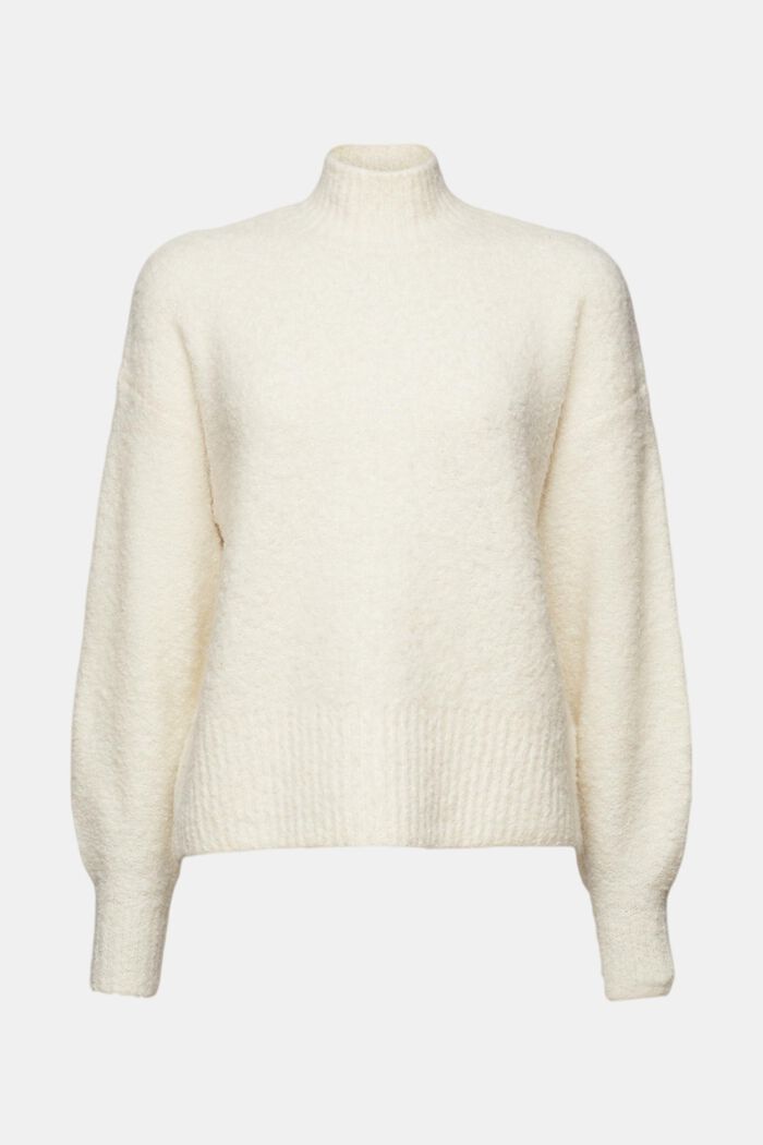 Lodden sweater med høj hals, ICE, detail image number 6