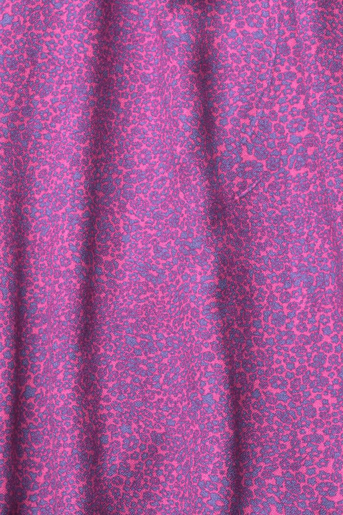 Bluse med print, LENZING™ ECOVERO™, PINK FUCHSIA, detail image number 4