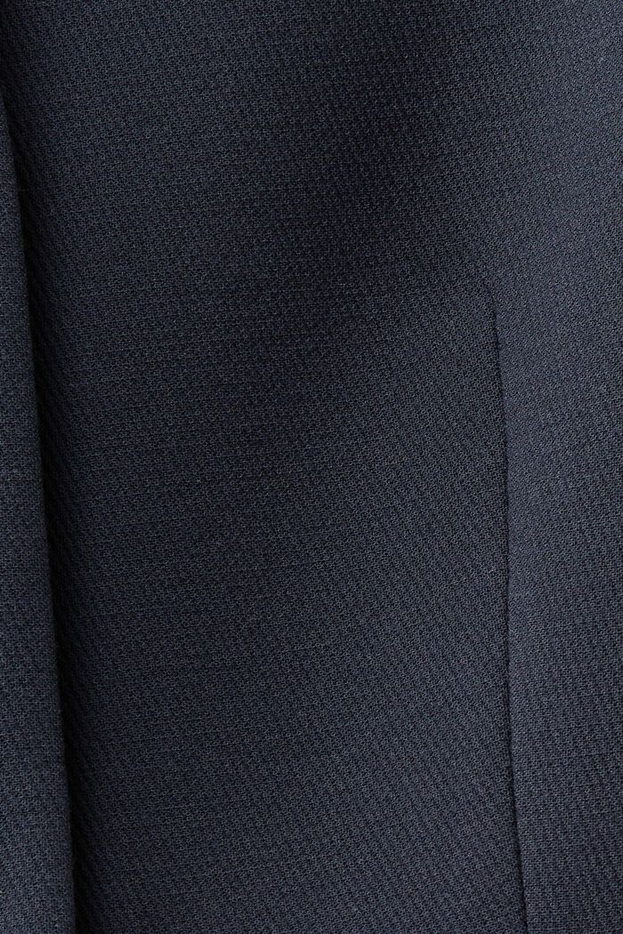Taljeret frakke med skjult revers, BLACK, detail image number 6