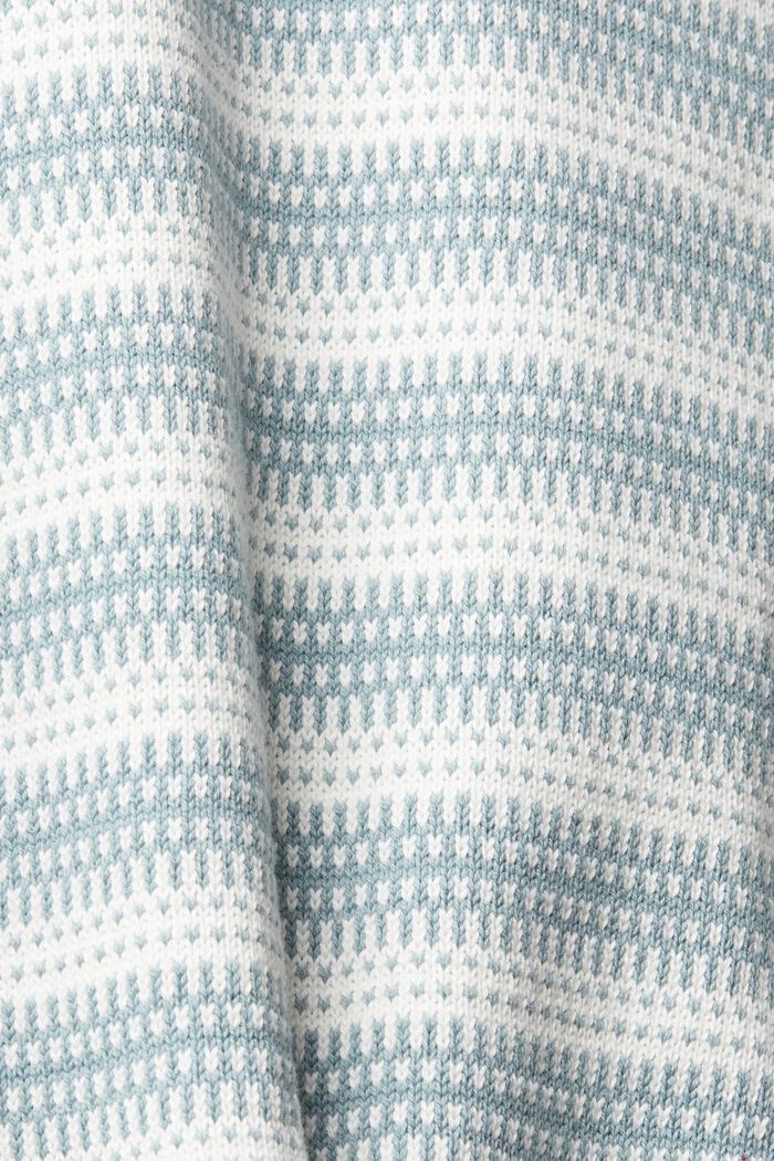 Stribet pullover, GREY BLUE, detail image number 4