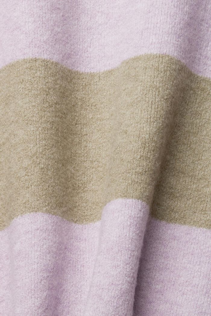 Med uld: blød og lækker pullover, LAVENDER COLORWAY, detail image number 4