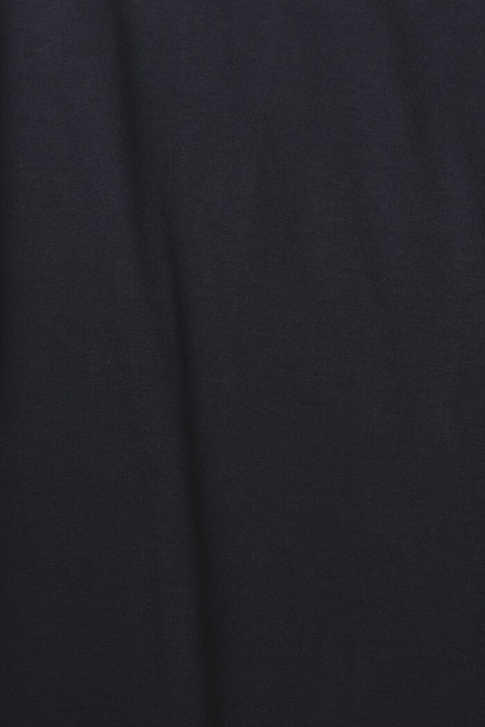 T-shirt med metallic print, LENZING™ ECOVERO™, BLACK, detail image number 4