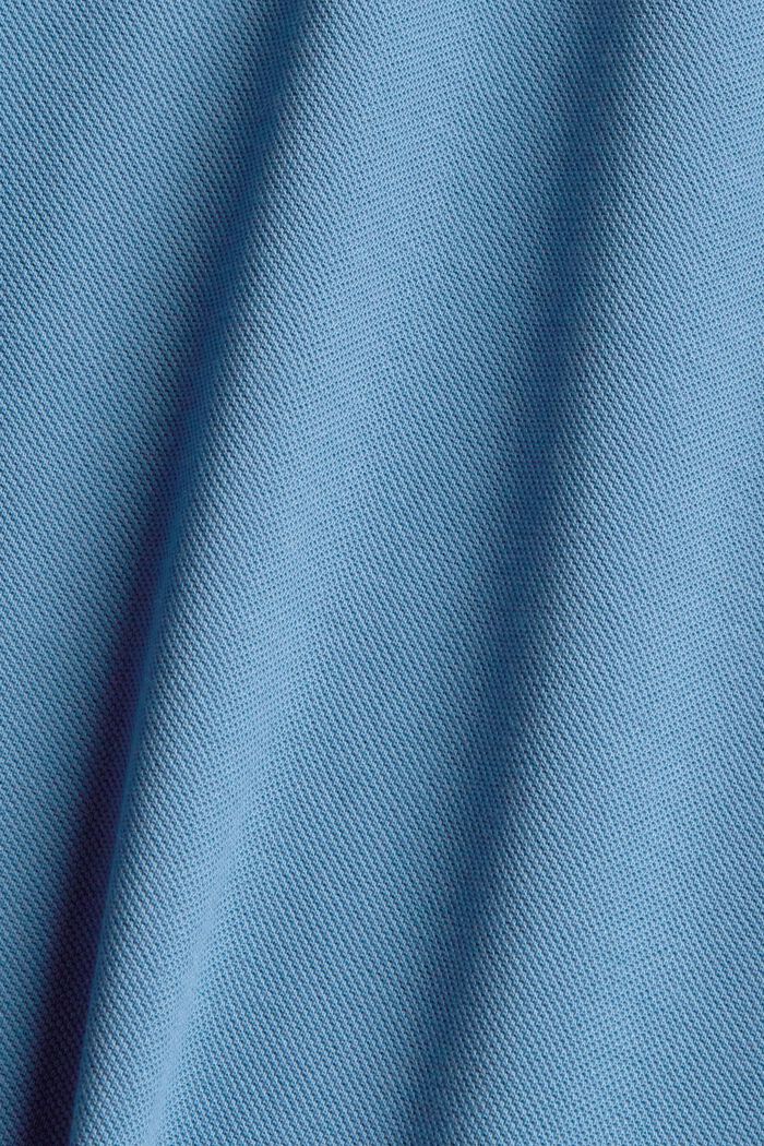 Poloshirt af 100% økologisk bomuld, BLUE, detail image number 4