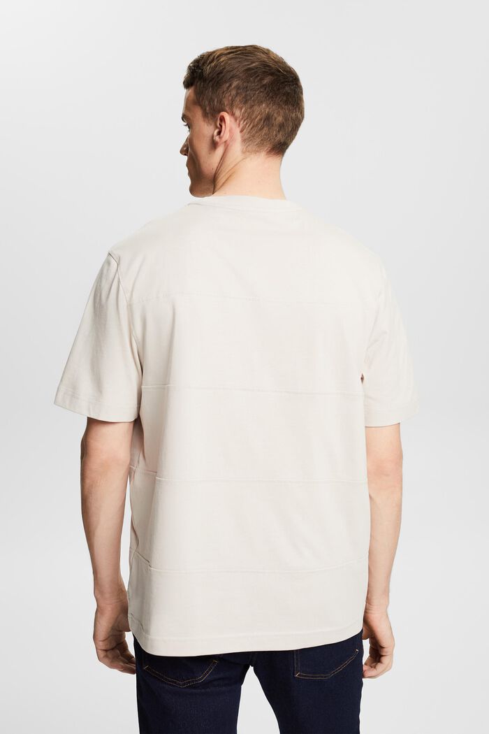 Langærmet T-shirt i økologisk bomuld, LIGHT BEIGE, detail image number 2