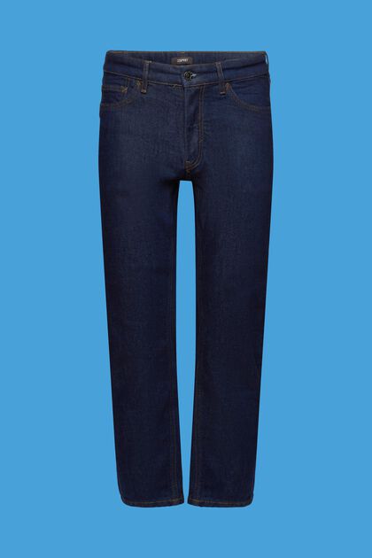 Jeans i en afslappet slim fit-pasform, BLUE RINSE, overview