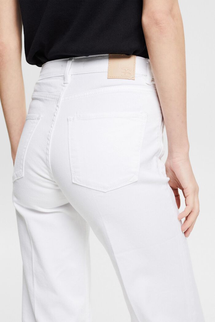 Bukser med svaj og påsatte lommer, WHITE, detail image number 5