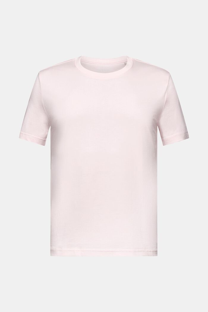 Jersey-T-shirt i økologisk bomuld, PASTEL PINK, detail image number 6