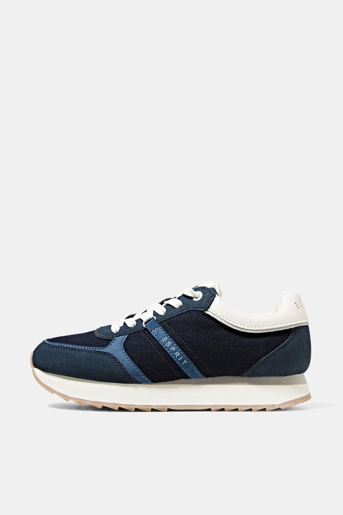 Materialemiks sneakers, NAVY, overview