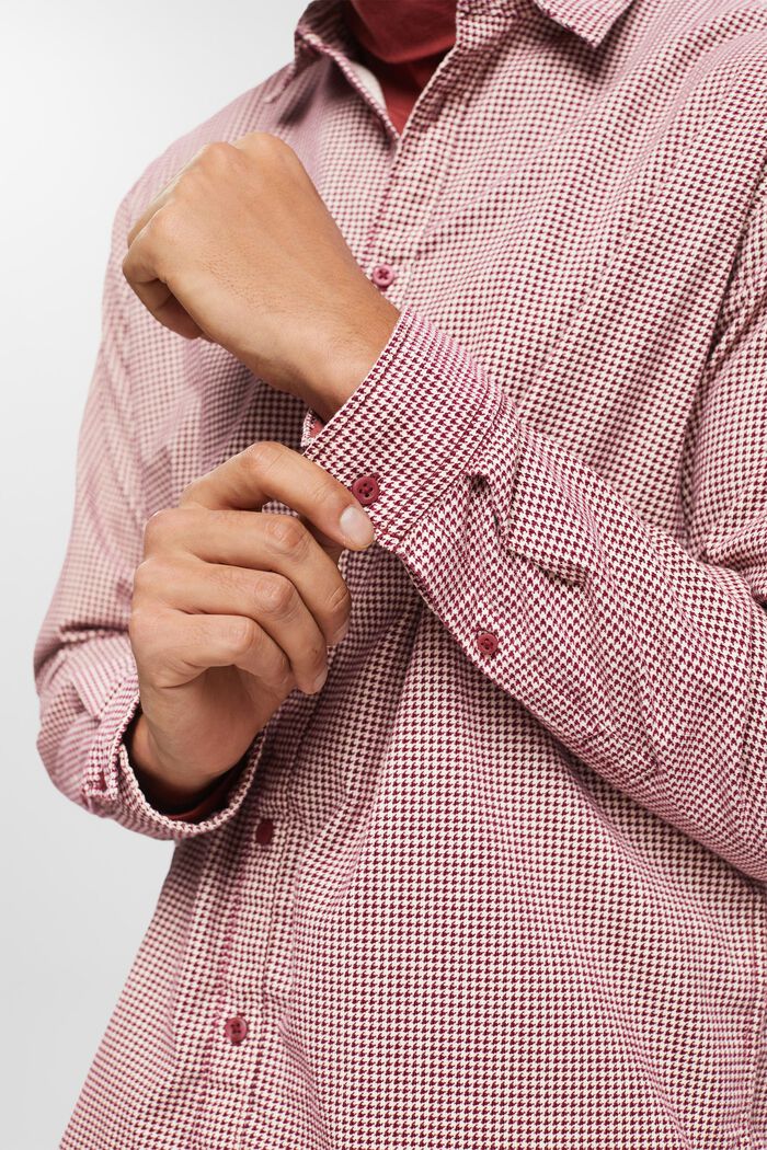 Fløjlsskjorte med hanefjedsmønster, ICE, detail image number 2