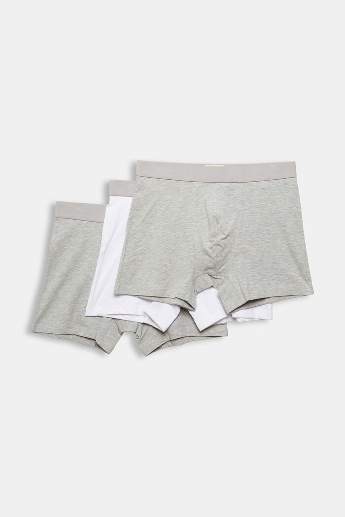 Pakke med 3 stk.: Hipster-shorts med logolinning