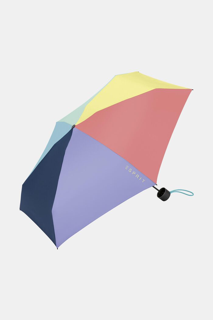 Paraply i lommestørrelse med multifarvet design, ONE COLOR, detail image number 0
