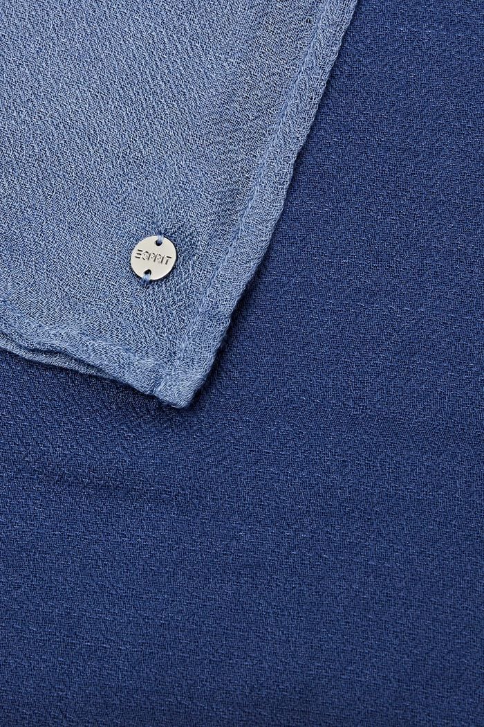 Ombre tørklæde, DARK BLUE, detail image number 1