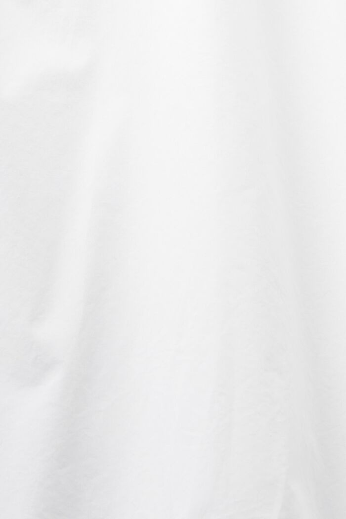 Ærmeløs minikjole med flæsekant, WHITE, detail image number 5