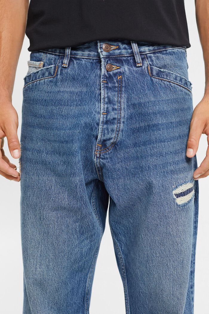 Løstsiddende jeans, BLUE DARK WASHED, detail image number 2
