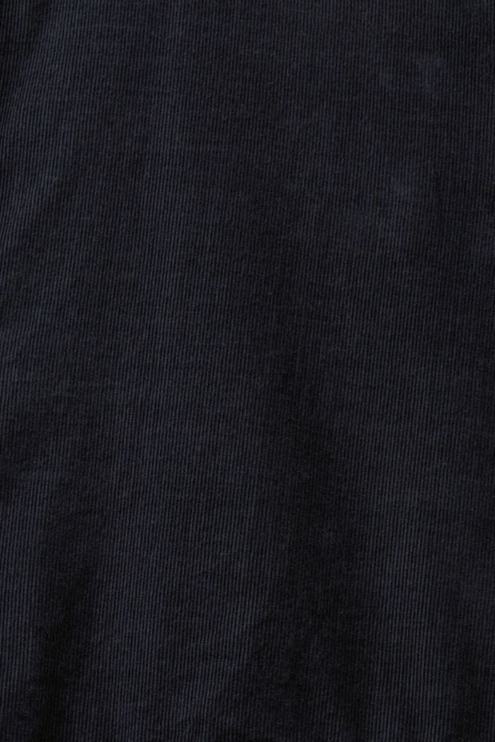 Minikjole i fløjl, BLACK, detail image number 5