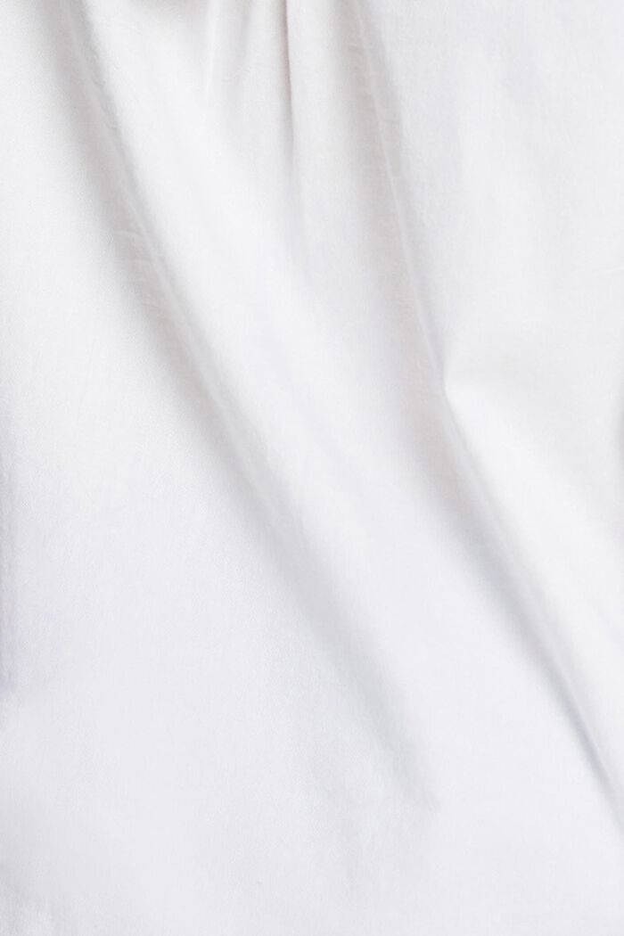 Skjortebluse af 100% bomuld, WHITE, detail image number 1