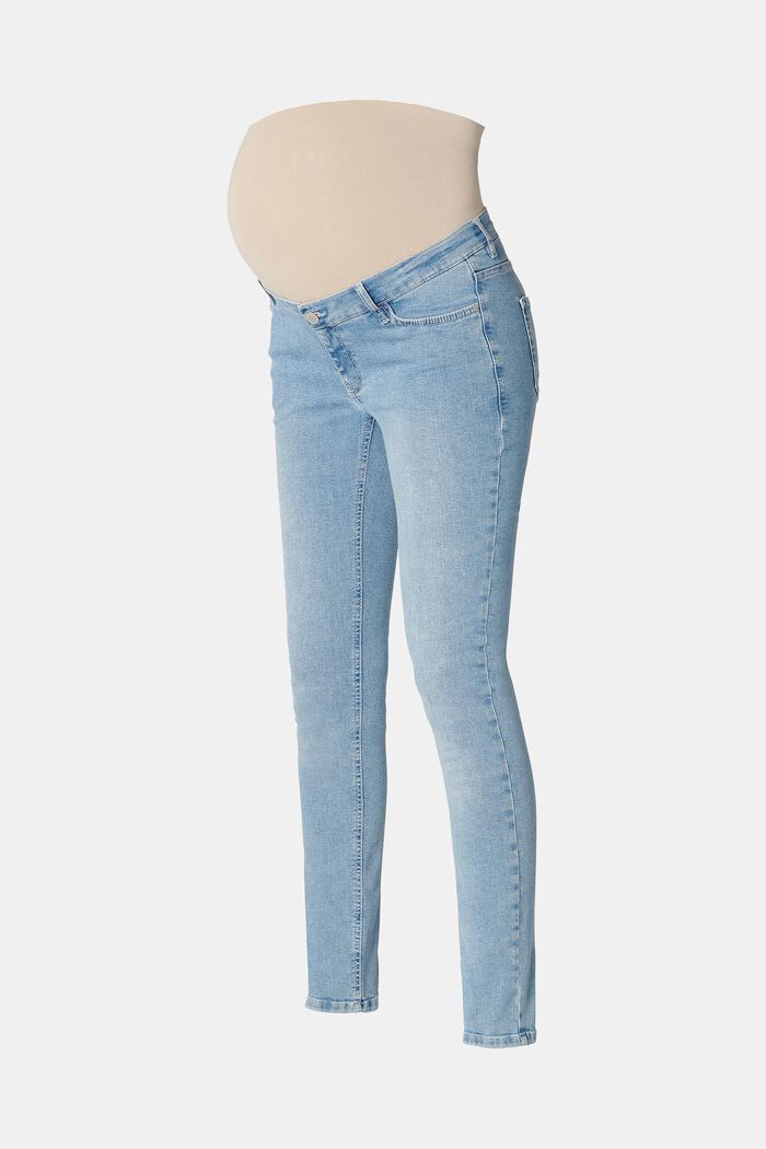 Jeans i skinny fit med høj støttelinning, LIGHTWASH, detail image number 5