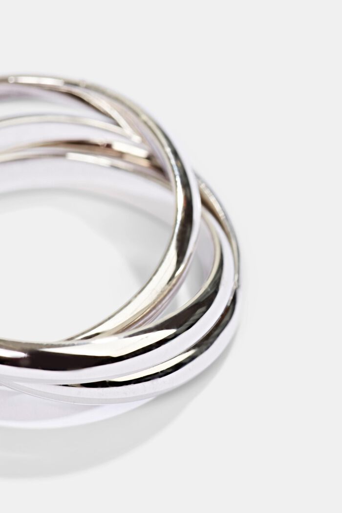 Trio-ring af sterlingsølv, SILVER, detail image number 1