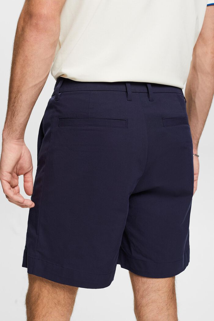 Chino-shorts i stretch-twill, NAVY, detail image number 3