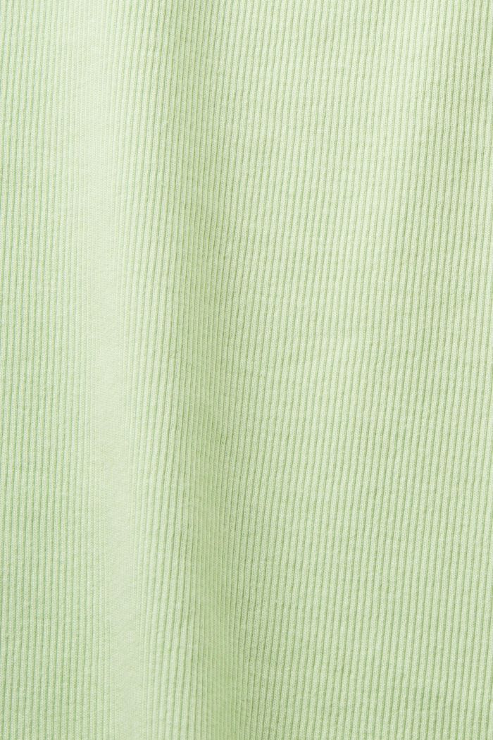 T-shirt med rhinstenslogo, LIGHT GREEN, detail image number 6