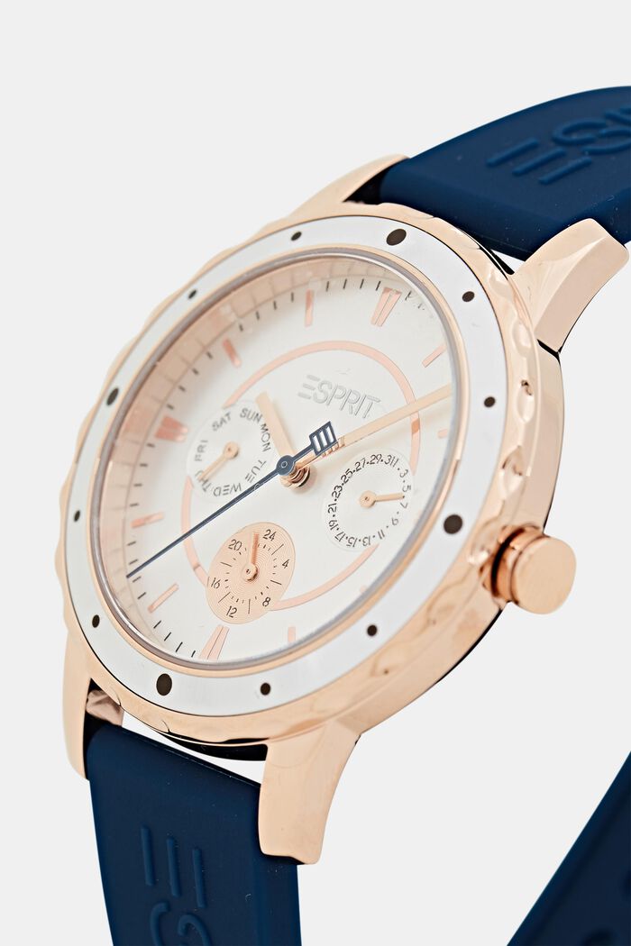 Plastic chronograph, NAVY, detail image number 1