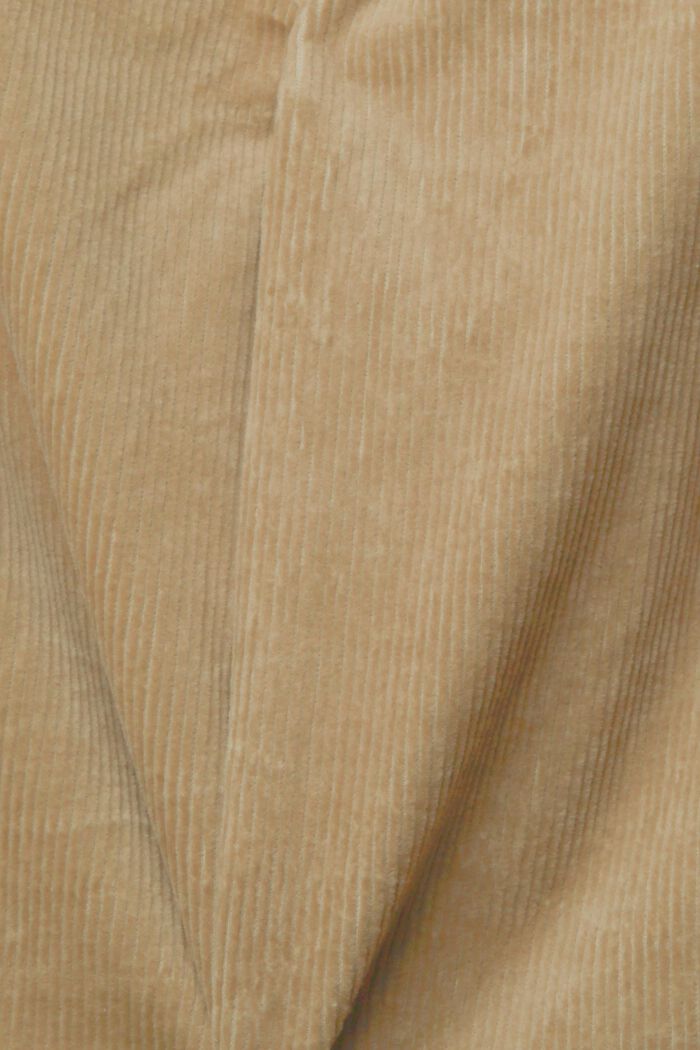 Fløjlsbukser med mellemhøj talje, PALE KHAKI, detail image number 1
