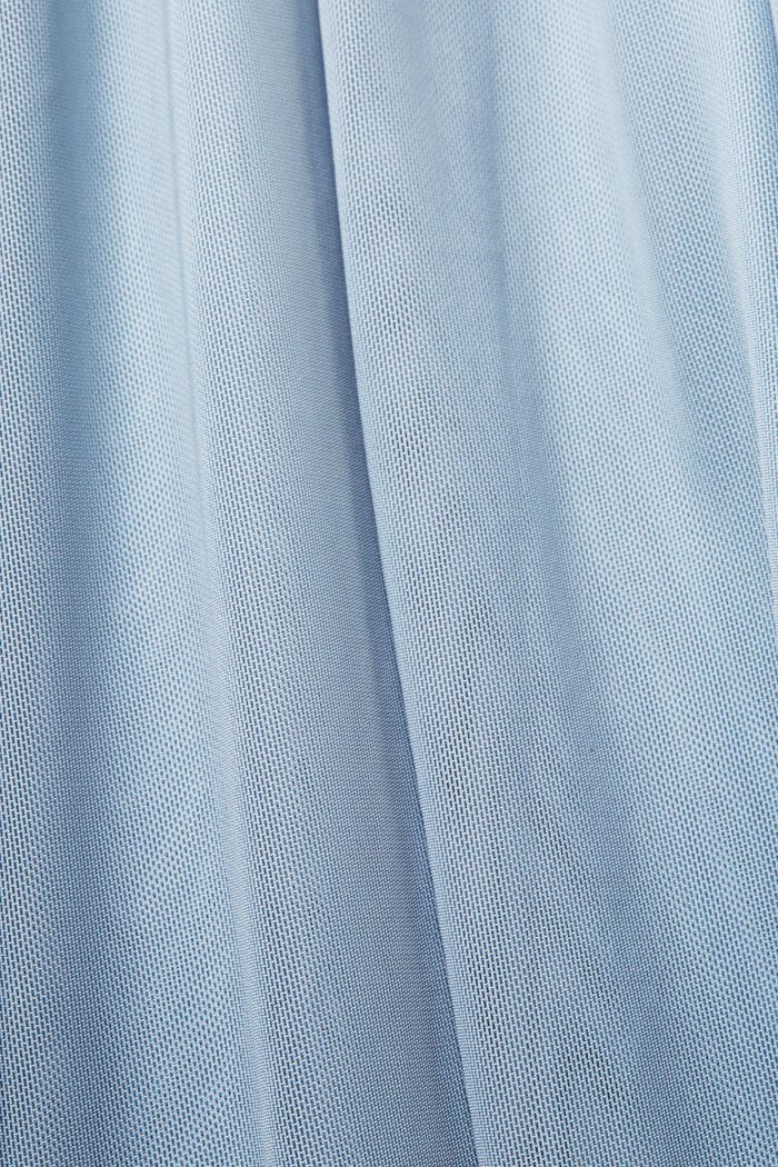 Meshkjole med elastisk talje, LIGHT BLUE LAVENDER, detail image number 5