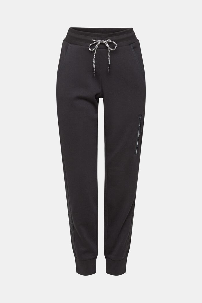Sweatpants med lomme på benet, BLACK, detail image number 2