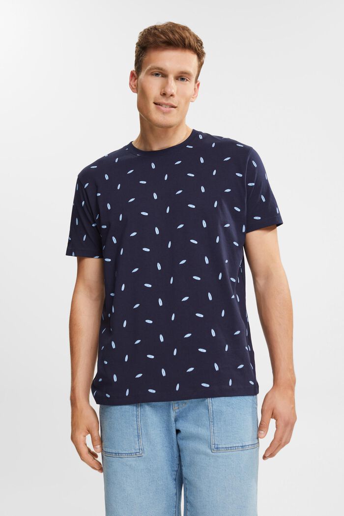 Jersey-T-shirt med print