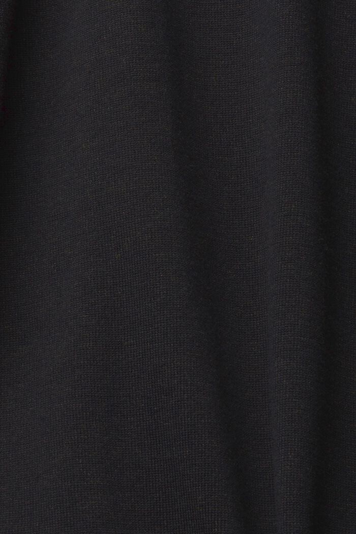 Pullover med rullekanter, BLACK, detail image number 5