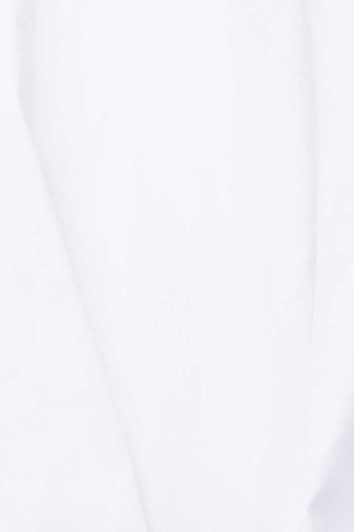 Skjortebluse af bomuldsblanding, WHITE, detail image number 5