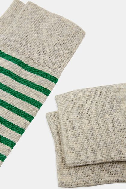 Pakke med 2 par sokker, økologisk bomuld