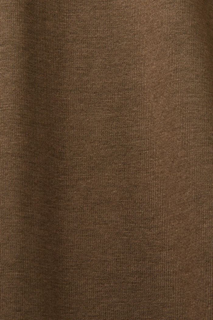 Midi-kjole i jersey, KHAKI GREEN, detail image number 5