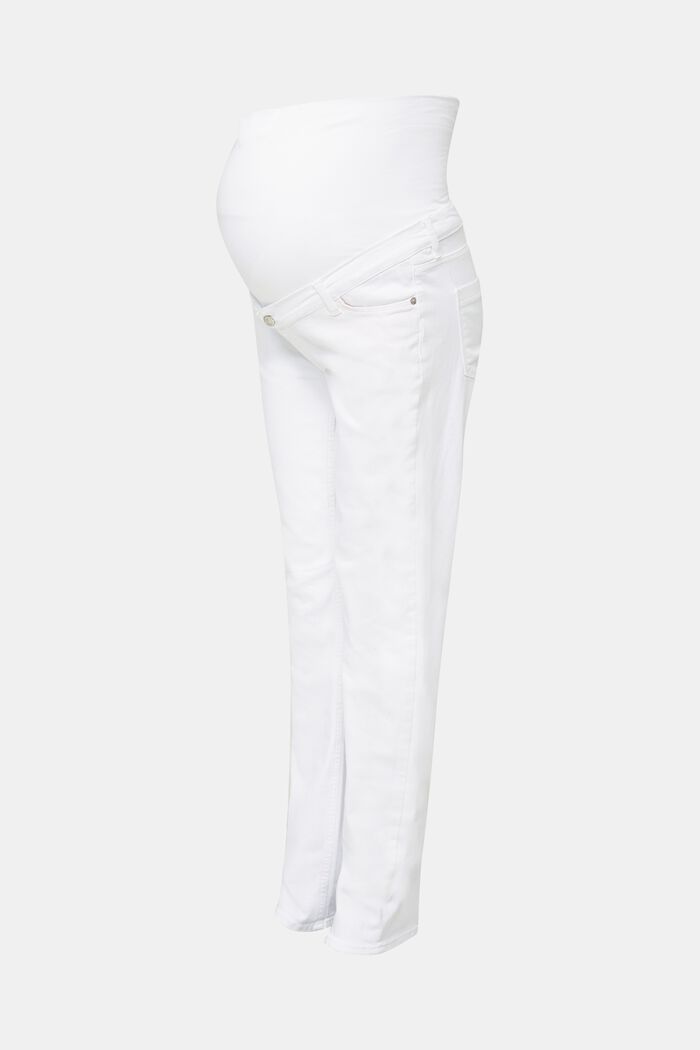 Basis-jeans med høj støttelinning, WHITE, detail image number 1