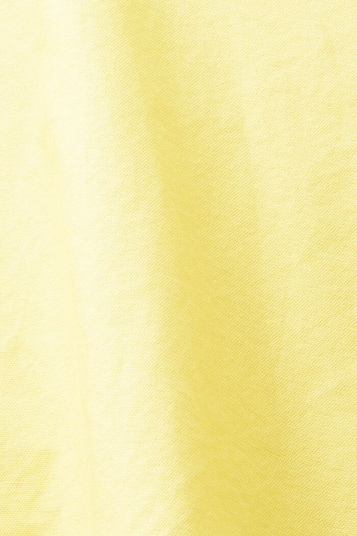 Oxford-skjortebluse, LIME YELLOW, detail image number 5