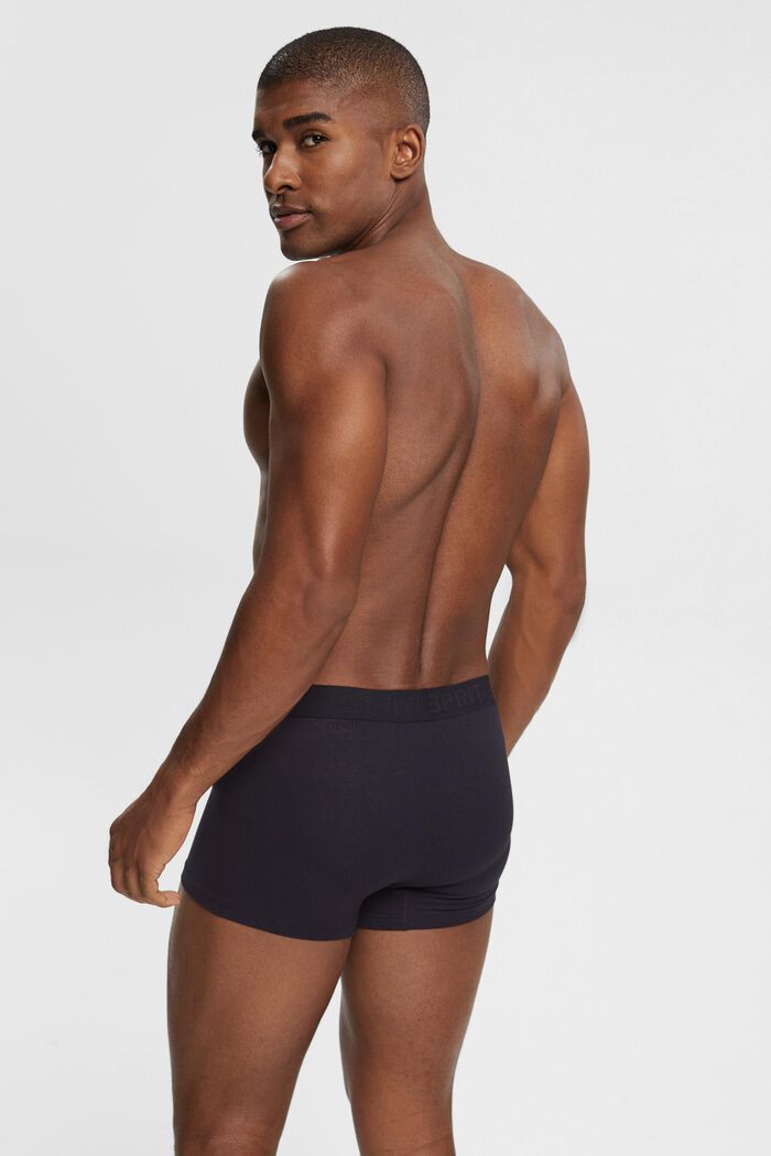 Multipakke med korte shorts i bomuldsstretch til mænd, NAVY, detail image number 3