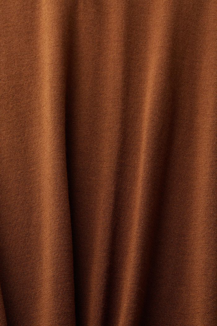Pullover i merinould med polokrave, BARK, detail image number 5