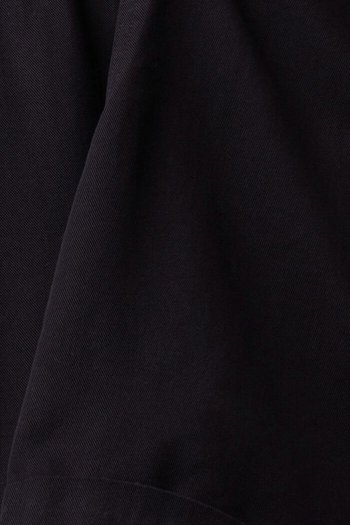 Shorts i TENCEL™ med elastisk linning og justerbart bånd, BLACK, detail image number 6