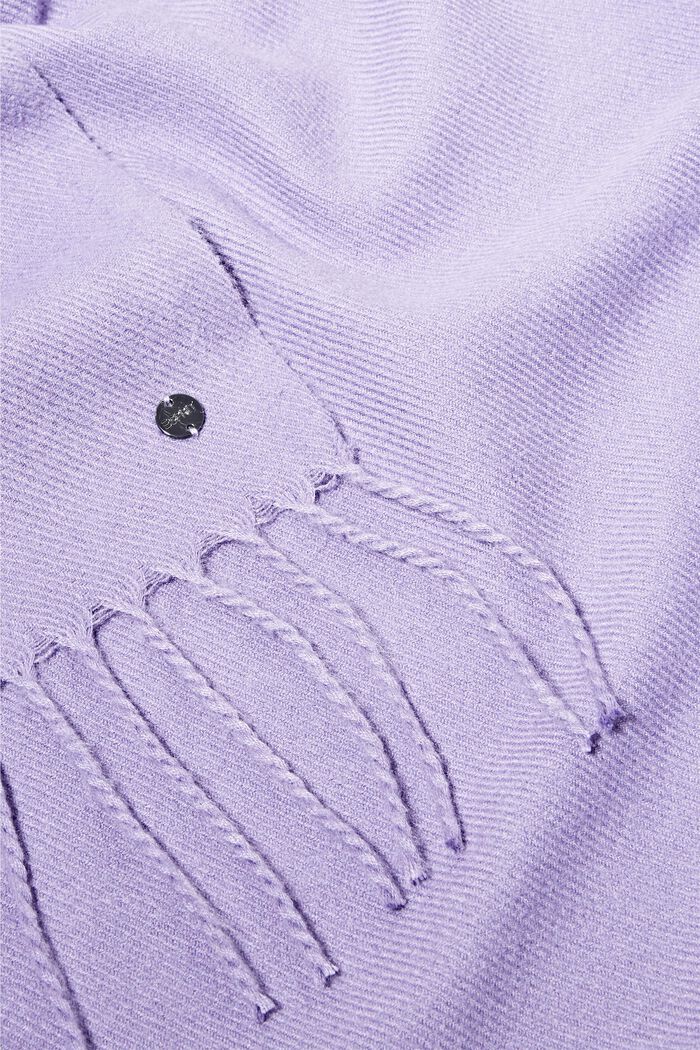 Tørklæde med frynser, LILAC, detail image number 1