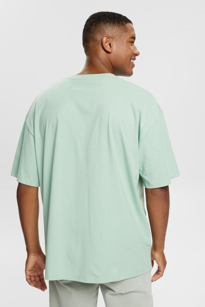 Oversized jersey-T-shirt, PASTEL GREEN, detail image number 4