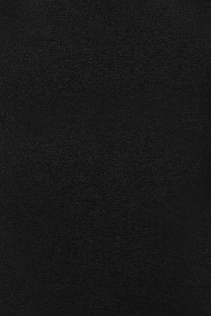 T-shirt med ammefunktion, LENZING™ ECOVERO™, BLACK, detail image number 4
