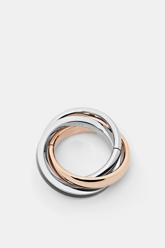 Trio-ring i rustfrit stål