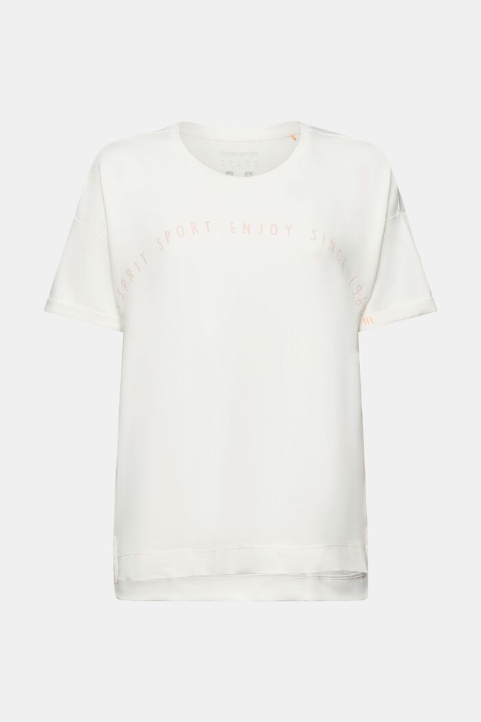 Active-T-shirt med print, OFF WHITE, detail image number 5