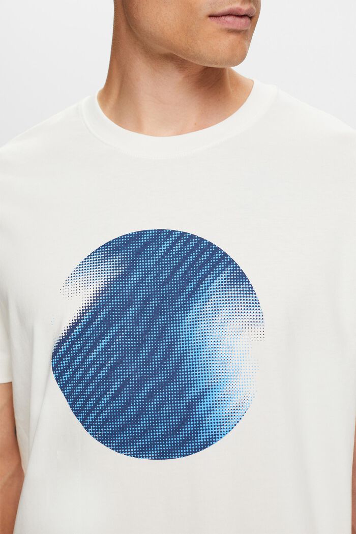 T-shirt med print på fronten, 100 % bomuld, ICE, detail image number 2