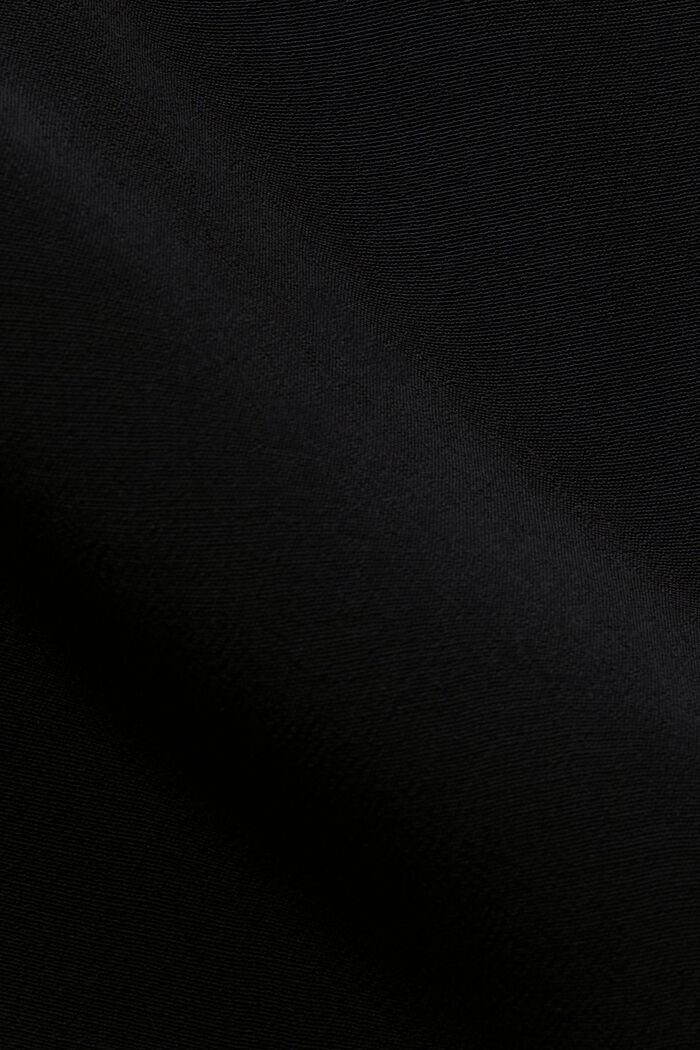 Bluse med knapper foran, BLACK, detail image number 4