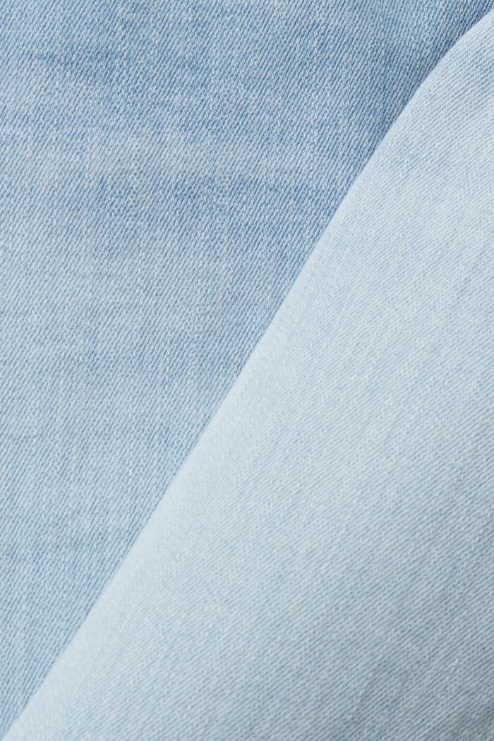 Dad fit jeans med høj talje, BLUE BLEACHED, detail image number 5