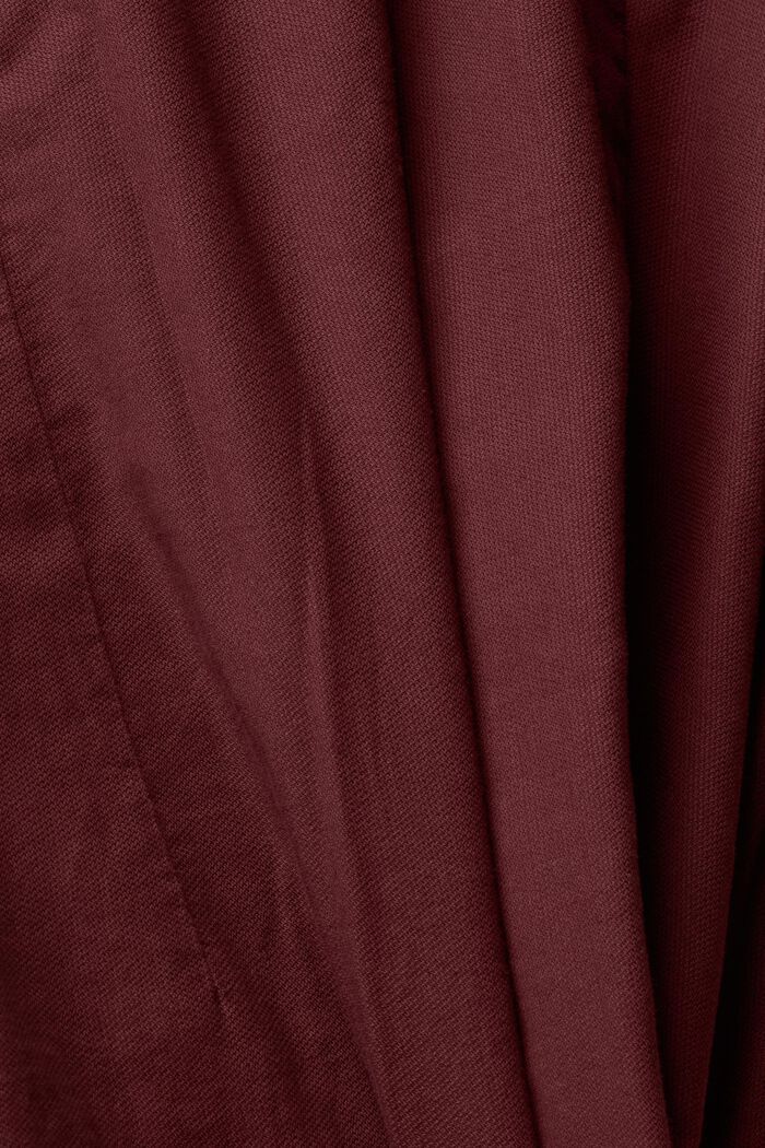 Button down-skjorte i bomuld, BORDEAUX RED, detail image number 5