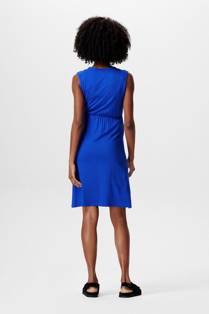 MATERNITY ærmeløs kjole med V-hals, ELECTRIC BLUE, detail image number 2