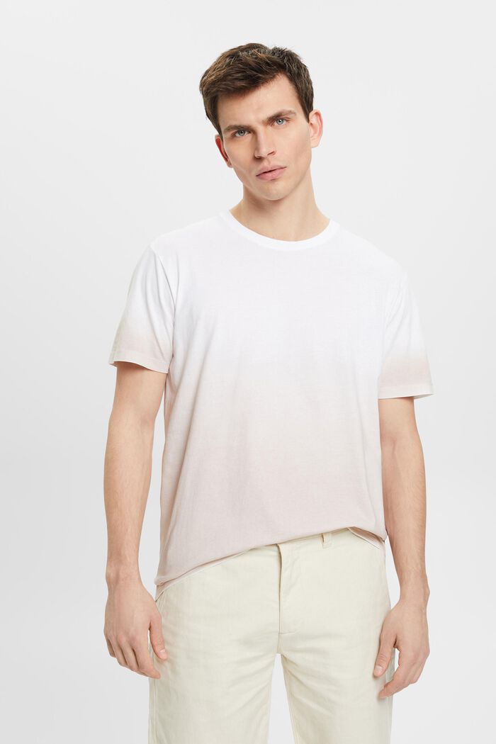 Tofarvet, fade-dyed T-shirt, WHITE, detail image number 0