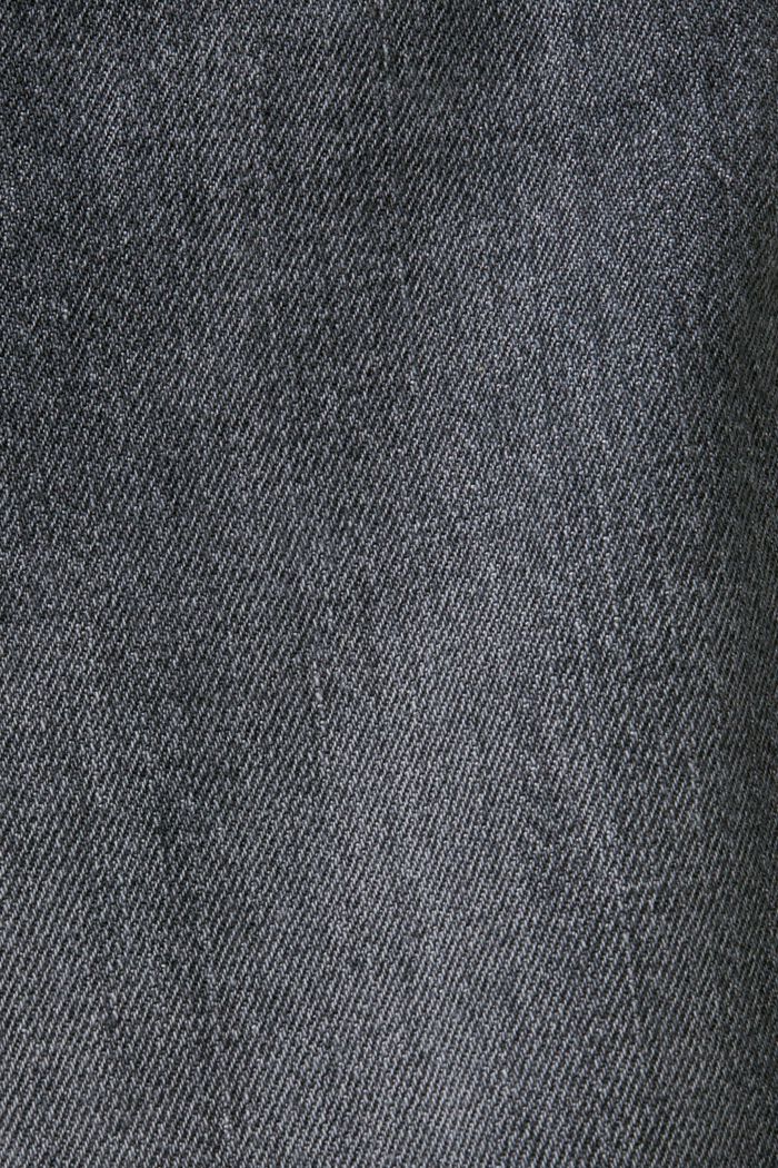 Klassiske retro jeans med høj talje, GREY MEDIUM WASHED, detail image number 6
